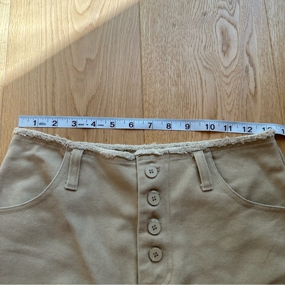 NWT OAK + FORT TAN BUTTON FRONT  SHORTS - 25 - Picture 12 of 13